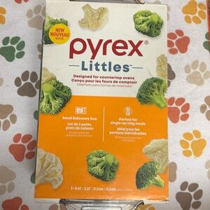 BRAND NEW Pyrex Littles Glass Bakeware Duo
